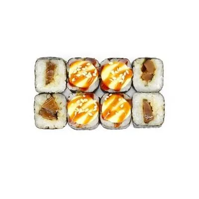 Запеченный мини ролл с шиитаки