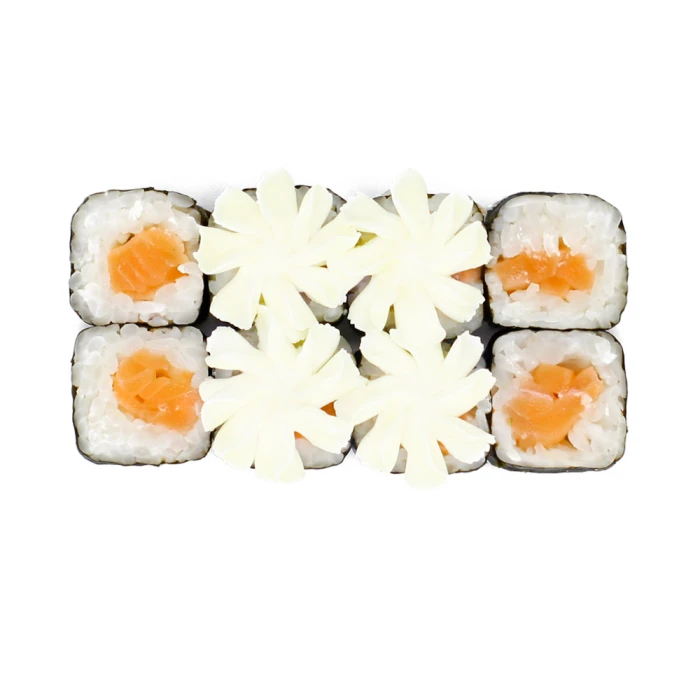 Мини ролл с лососем и сыром