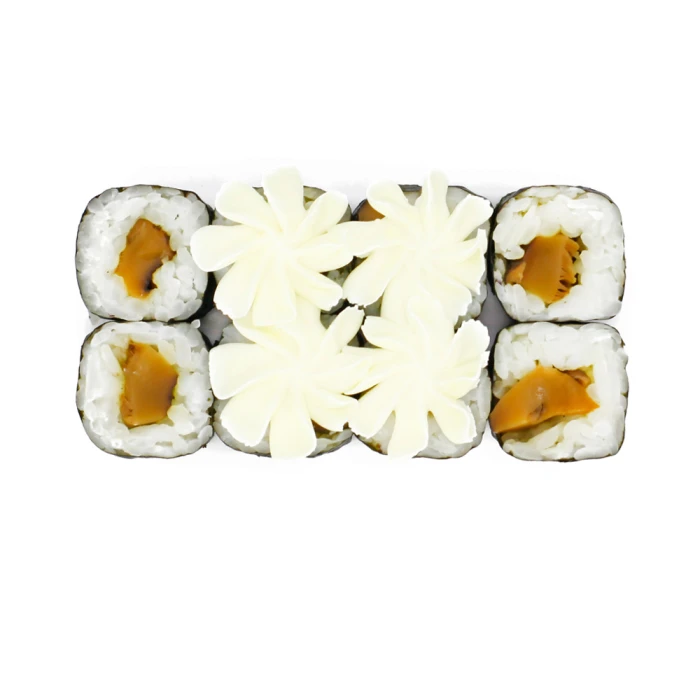 Мини ролл с шиитаки и сыром