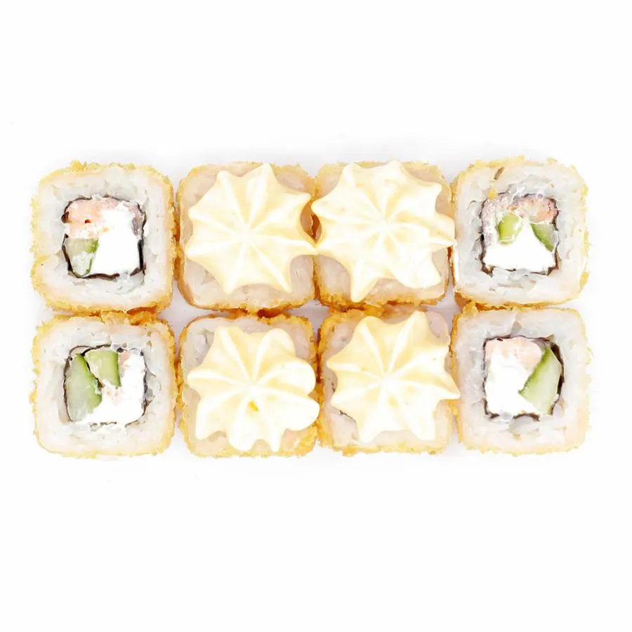 Темпурный ролл Лава с лососем