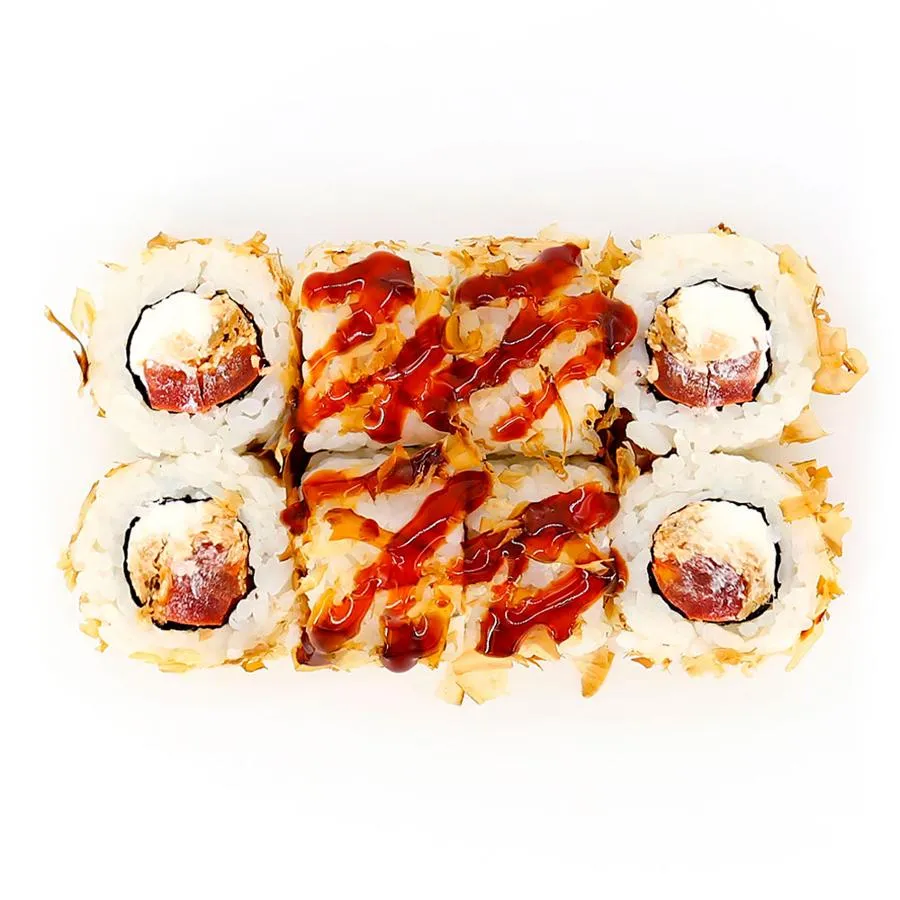 Ролл Бонито с лососем терияки 